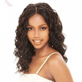 MILKYWAY QUE HUMAN HAIR BRAID LOOSE DEEP BULK 16"
